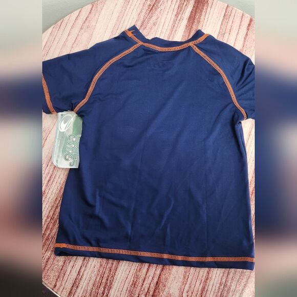 Quad Seven 2 piece swim set boys 3T blue graphic whales NWT - Picture 4 of 8